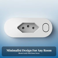 Wirelessreless Fi Smart Plug Energy Brazilian Smart Socket App Controlled Outlet Schedule Function Distant Control Outlet