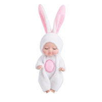 Sleeping Baby Doll Safe and Mini Reborn Doll Assorted Styles Changeable Clothes for Girls, Stocking Stuffers, Play Hours