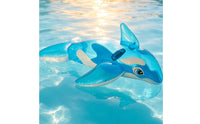 Marine Creature Pool Ride Translucent Inflatable Marine Creature Inflatable Floating Seat with Handles Fun for Children, Beach
