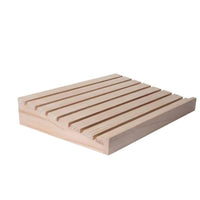 Bakery Display Tray Smooth Slatted Bread Tray Natural Wood for Buffets, Bakers