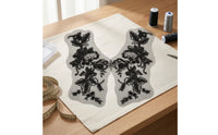 Sequin Bead Flower Applique Embroidered Floral Applique Sequined for DIY Crafts