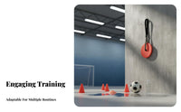 Adjustable Straps Hanging Soccer Target Lightweight & Portable Soccer Goal Target High-Visibility Colors for Coaches, Kids