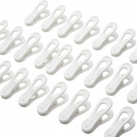 30 Pieces Non-Slip Hanger Clip Press-to-Open Hanger with Clips Lightweight Clamp with Serrated Gripping Edges Compact for Babies, Closet, Laundry Drying