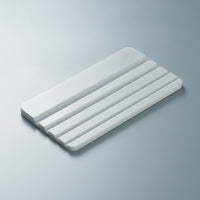 Diamond Sorting Tray Grooved Gem Sorting Tray with Grooves Board Rectangular White for Jewelers, Jewelry Making