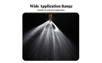 Spiral Spray Nozzle Stainless Steel Spiral Nozzle Anti-Clogging Design Threaded Spray Head for Flue Gas Desulfurization