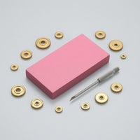 Solid Pink Sharpening Stone Flat-Sided Rectangular Sharpening Stone