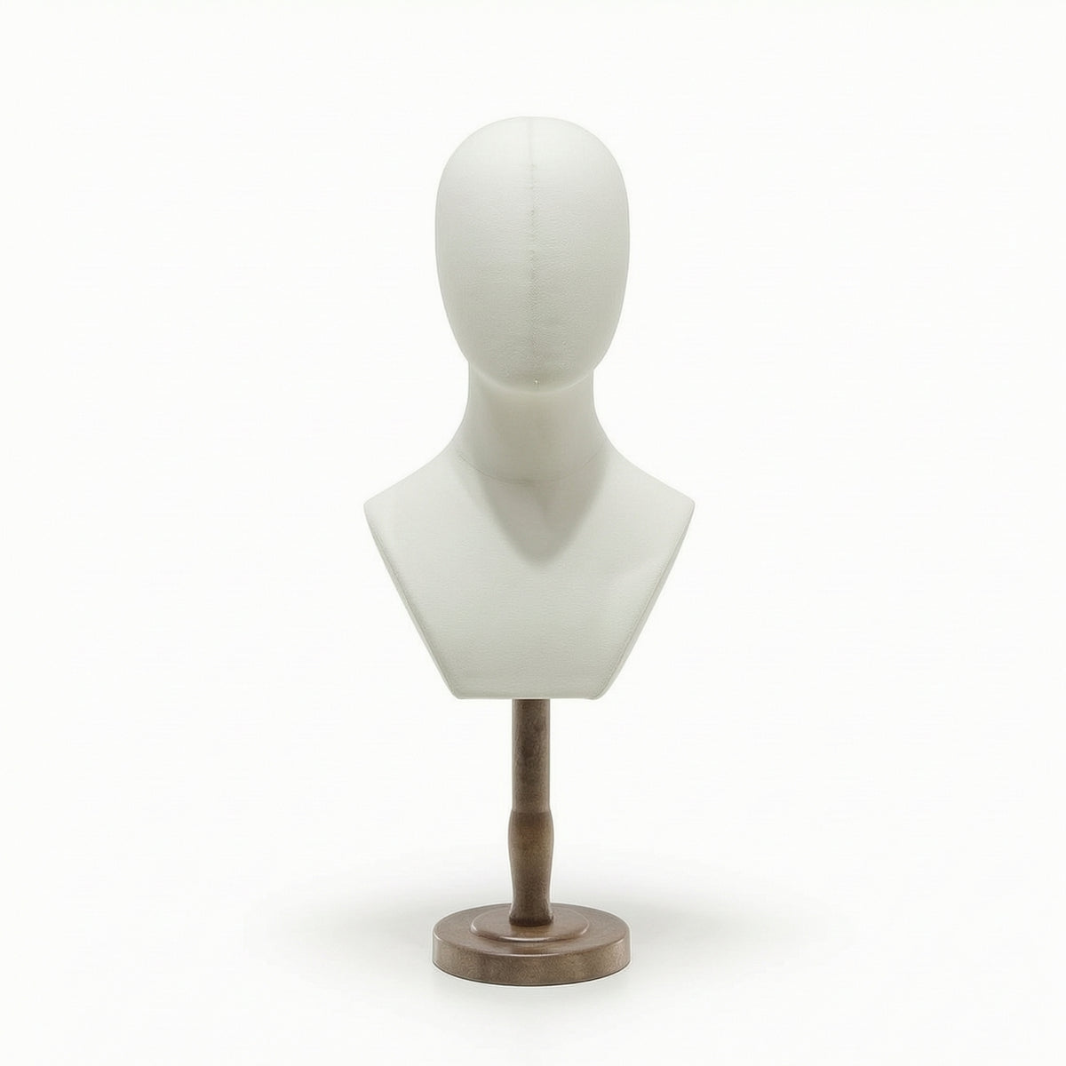Mannequin Head with Shoulders Lightweight Mannequin Bust with Shoulders Soft Premium for Boutiques, Product Photography