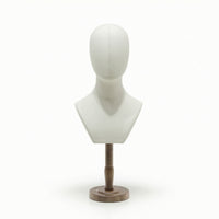 Mannequin Head with Shoulders Lightweight Mannequin Bust with Shoulders Soft Premium for Boutiques, Product Photography