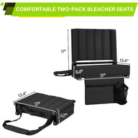Factory Direct Stadium Seat Cushion Portable Beach Chair Camping Backrest Foldable Moisture-Proof Pad