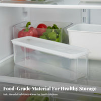Noodle Storage Box Airtight Pasta Container Humidity-Resistant-Resistant Spaghetti Storage Container for Meal Kitchen Organizers