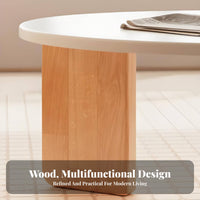 2 Pieces Round Shape Nesting Table Set Space-Saving Household Furniture Sturdy Construction Modern design for Apartment Dwellers, Homeowners, Families, Living Room, Small Spaces, Lounge Area, Bedroom