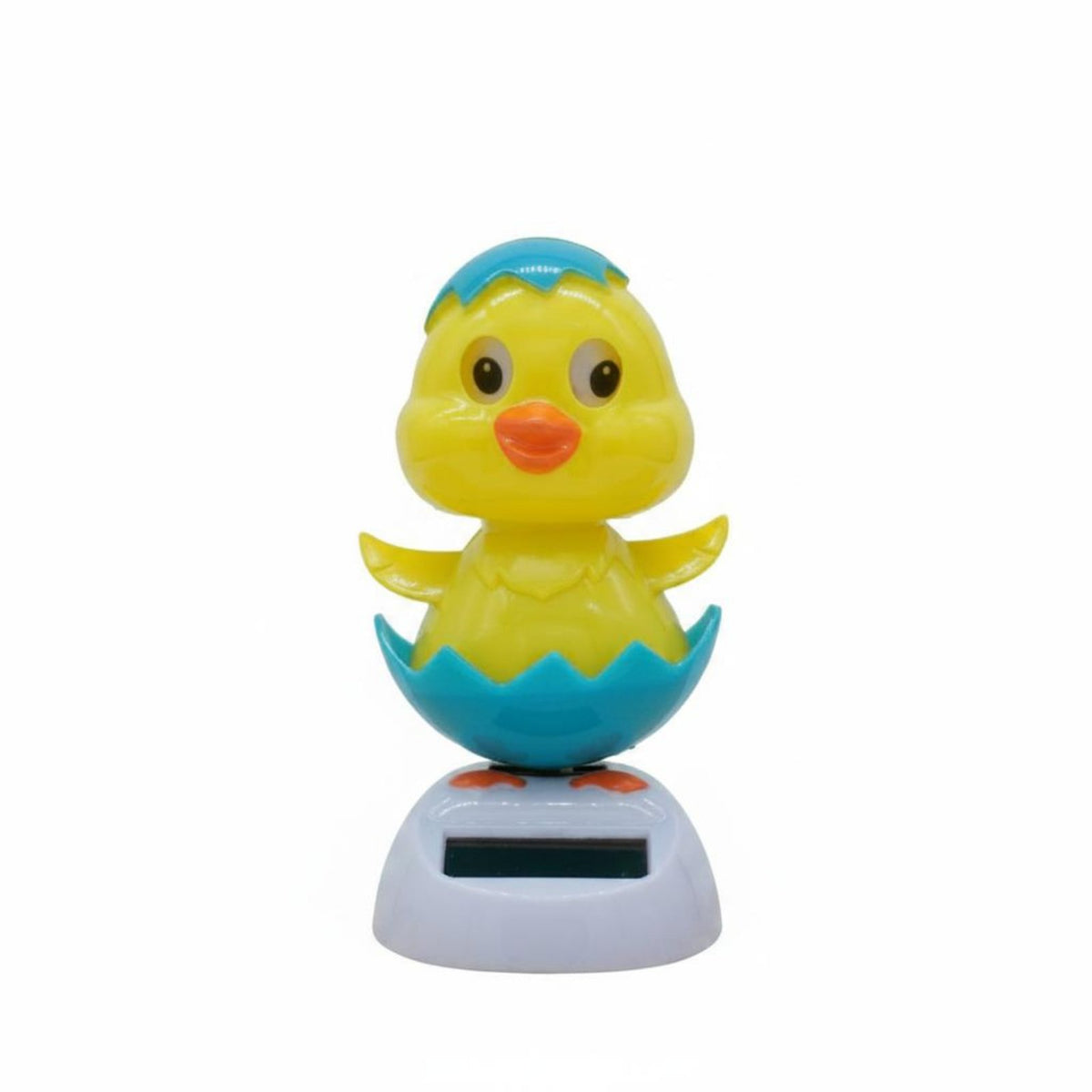 No Batteries Needed Dancing Chick Dashboard Ornament Whimsical Design Solar Powered Chick Bobblehead Eco-Friendly Solar Bobblehead Chicken for Office Desk, Windowsill