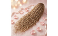 Drawstring Attachment Wavy Ponytail Adjustable Straps Heat Resistant Ponytail Extension Inner Net Wavy Hairpiece Long