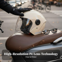 Complete-Coverage Helmet 3C Certified Helmet Warm Lining Secure Headwear for Transportation User S, Adults, Winter, Daily Commuting, Outdoor