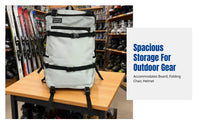 Large Capacity Ski Backpack, Outdoor Waterproof Gear Bag, Double Shoulder, Drifting, Swimming, Hiking, Sports Storage