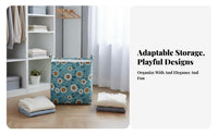 Drawstring Storage Box Large Capacity Organizer container Moistureresistant for Families