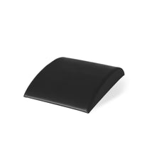 PU Curved Incline Ab Mat Stitched Edges Abdominal Exercise Mat Leather-Like Sit up Pad Glossy
