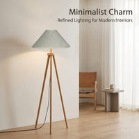 Lampshade for Table Lamps with Foldable Grid Linen Material, Bedroom for Bedside and Home Decor, Glare-Reducing Light Shade