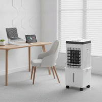 Mobile Portable Evaporative Air Cooler Compact Appliance for Living Room