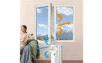 Portable Air Conditioning Machine Window Seal Kit with Hose Ports Waterproof Portable Air Conditioning Machine Window Panel Kit Flexible
