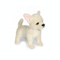 Chihuahua Stuffed Toy Lifelike Chihuahua Stuffed Dog Plushie Cuddly High Quality for Children, Playroom, Bedroom
