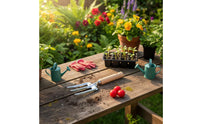 Stainless Metal Garden Tool Ergonomic Handle Gardening Hand Tool for Beachcombers, Balcony