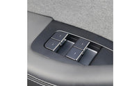 Precise Fit Door Window Switch Trim Stickers Easy Installation Power Window Switch Button Covers for Electric Vehicle Model Y Vehicle Owners