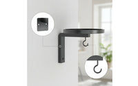 Wall Plant Shelf with Hook Indoor Metal Plant Bracket with Shelf Hanging Planter Bracket Modern Easy to Install