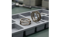 2 Pieces Black Wave Spring Slimline Wave Spring Washer Compact Crinkle Washers Metal for Mechanics