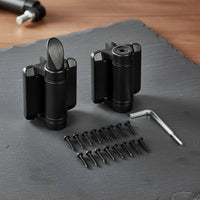 PVC Fence Gate Hinge with Screws and Tool Home Hardware Heavy Duty for Yard