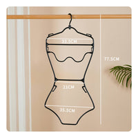 Non-Slip Swimsuit Hanger Long-Lasting Bathing Suit Display Rack Sleek Surface for Children, Retailers, Retail Shop, Boutique, Swimming Pool
