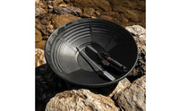 Three-Zone Gold Panning Kit Riffled Gold Pan with Shovel Dual Riffle Beginner for Prospectors, Hobbyists, Outdoor Prospecting, Riverbeds, Creeks
