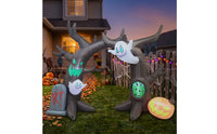 8 Ft Inflatable Archway Lighted Inflatable Arch Stable Decoration Long-Lasting for Garden