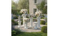 Roman Column Pedestal Column Pedestal Stone-Like Pillar for Wedding Planners, Gardens, Photo Backdrops, Patios