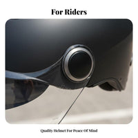 Open Face Helmet 3C Officially Approved-Face Sun Protection Headwear for Men, Women, Summer, Commuting