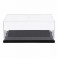 Acrylic Display Box Transparent Model Case Dust Cover for Figures and Cars