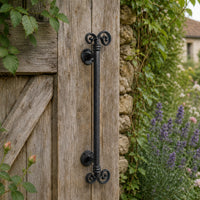 Long Pull Handle Vintage Cast Iron Handle Rustic for Doors, Cabinets