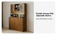 Dining Room Buffet Cabinet Multi-Functional Storage Wood Accent Cabinet Multifunctional Modern Kitchen Sideboard for Homeowners, Home, Hallway, Office