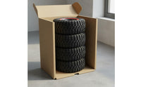 4 Pieces Rough-Terrain RC Tire Deep Traction Design Mounted RC Tire Grippy Traction Toy Vehicle Part for Rock Crawling