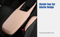 Leather Armrest Box Cover for Seagull, Car-Specific, Snug Fit, Anti-Wear, Breathable, Easy to Clean, Multiple Color Options