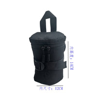 Shockproof Padded Lens Case with Carry Loop Portable Camera Lens Case with Zipper Reinforced Universal for Photographers