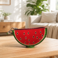 Watermelon Money Purse Cute Cartoon Style Fruit-Themed Change Purse Purse Travel Souvenir Small Wallet for Kids, Daily Use