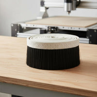 Non-Shedding Engraving Machine Brush Strip Not Easy to Shed Bristles CNC Dust Shoe Brush Wear Resistant Engraving Machine Dust Cover Long-Lasting for Woodworking