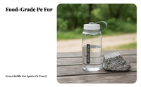 With Tea Infuser Plastic Water Bottle Complimentary Large Capacity Water Bottle Leak-Proof for Outdoor Enthusiasts, Athletes, Travel, Gym