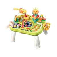 Multifunctional Toddler Activity Table Multi-Purpose Educational Table with Hammer Interactive Toy Detachable for Toddlers, Preschoolers, Playroom, Classroom