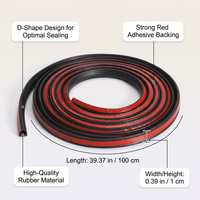 Car Door Seal Strip, Z-Type Rubber Sealing Strip for Doors, Hoods, Trunks, Universal Fit, Noise Insulation, Waterproof, Dustproof