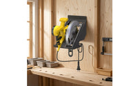 Space-Saving Circular Saw Holder Heavy-Duty Circular Saw Wall Mount Compact Long-Lasting for Woodworkers, DIYers, Workshop, Garage