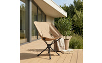 Easy to Fold 360 Degree Swivel Folding Chair Compact Swivel Camping Chair for Travel