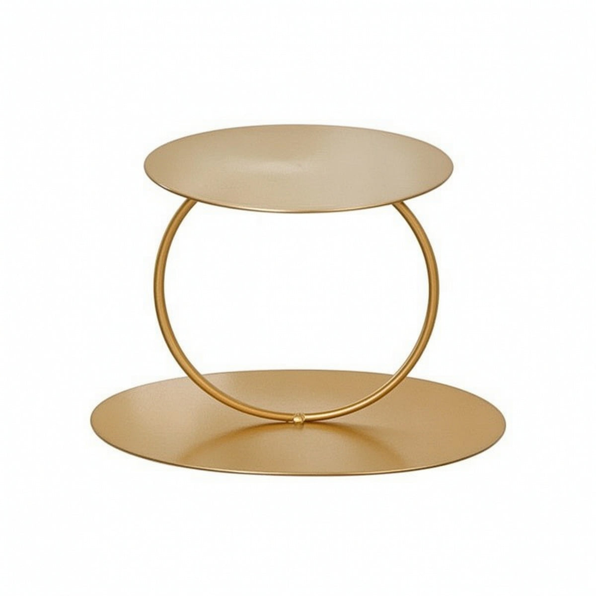 Open-Frame Cake Stand with Loop Support Flat Metal Cake Stand Sturdy Dessert Display Riser Long-Lasting for Parties