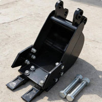 Heavy Duty Mini Excavator Attachments Long-Lasting Small Excavator Accessories Multi-Functional Digger Tool Attachments Anti-Corrosion for Contractors, Landscapers, Farmers, Farms, Landscaping, Gardening